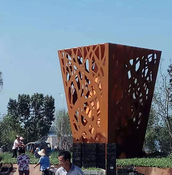 建阳耐候钢板雕塑