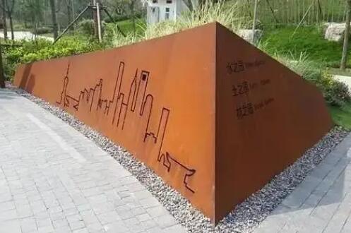 建阳耐候钢挡土墙